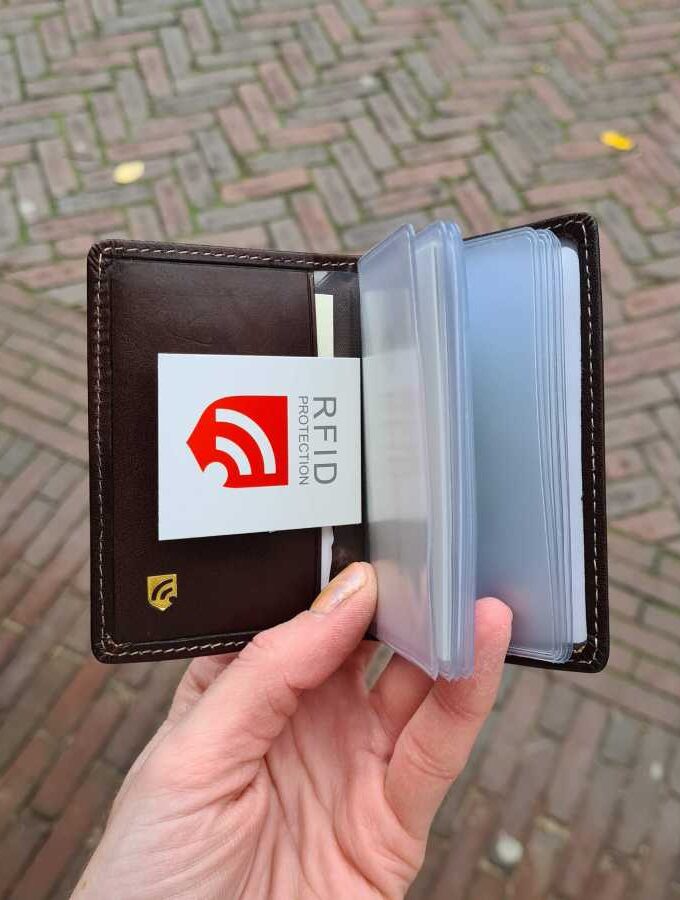 creditcard etui bruin castelijn beerens rfid