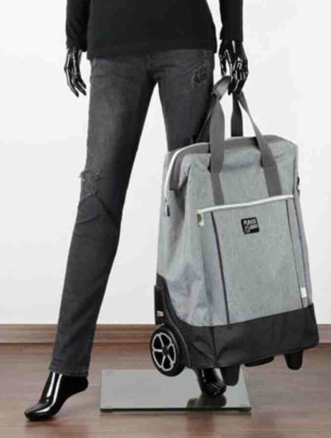 Punta boodschappenkar grijs