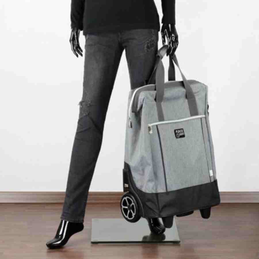 Punta boodschappenkar grijs