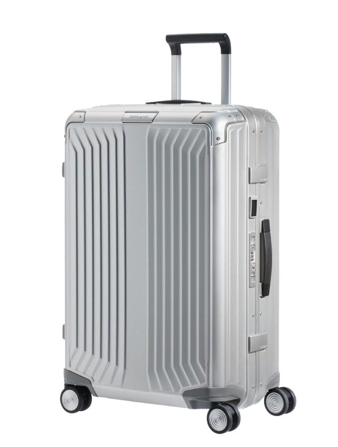 Samsonite Lite-Box Alu Spinner 69 cm Zilver