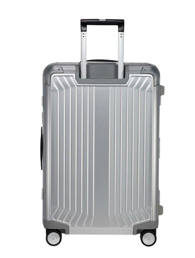 Samsonite Lite-Box Alu Spinner 69 cm Zilver achterkant
