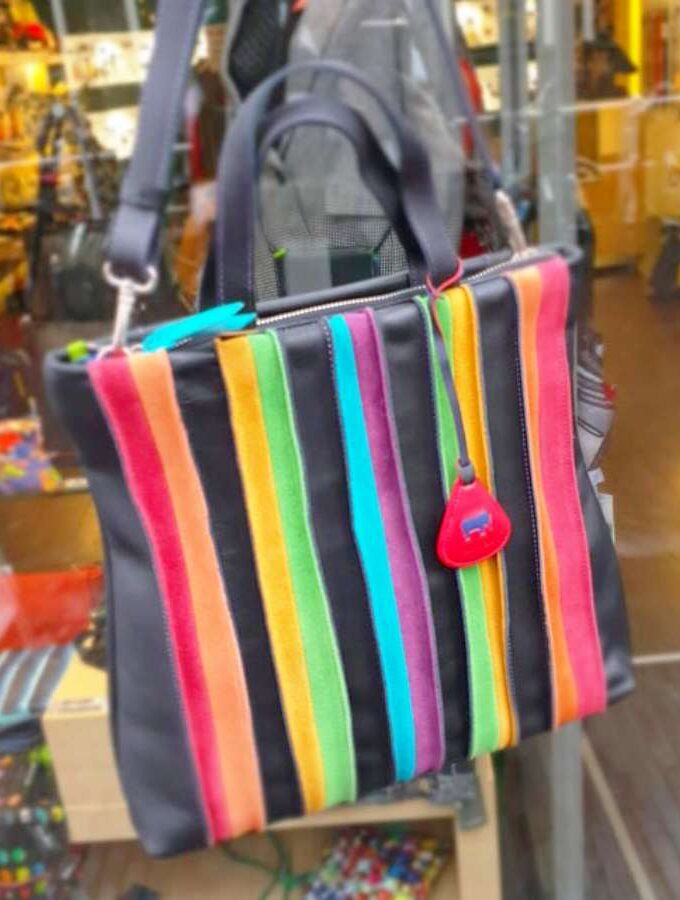 MyWalit handtas gekleurde strepen