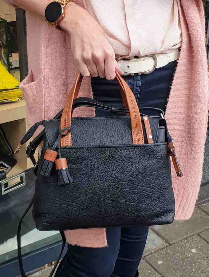 Berba Chamonix handtas in zwart