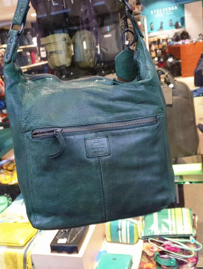 Bear Design buideltas met voorvak in groen achterkant