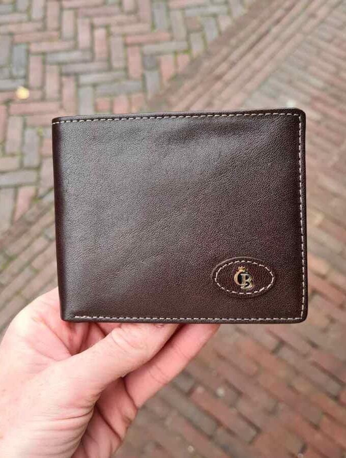 Castelijn en Beerens Billfold met klepje Mokka