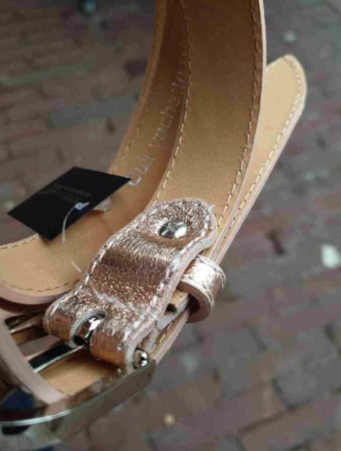 riem roze metallic schroef
