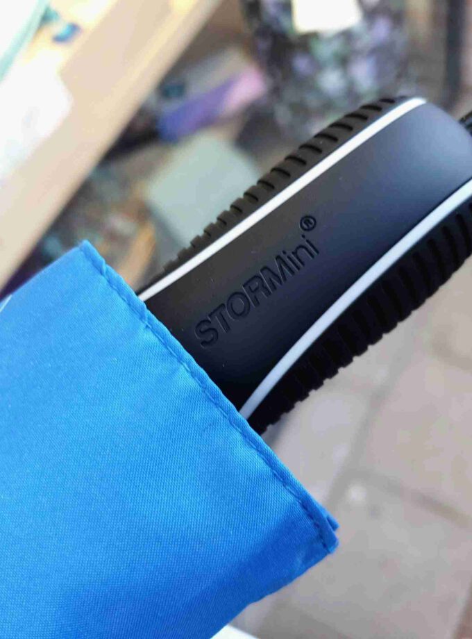 STORMini opvouwbare paraplu in lichtblauw