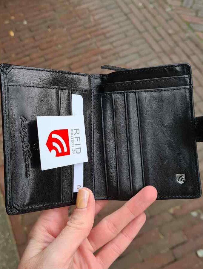 Castelijn en Beerens Gaucho met ritsvak 9CC RFID zwart