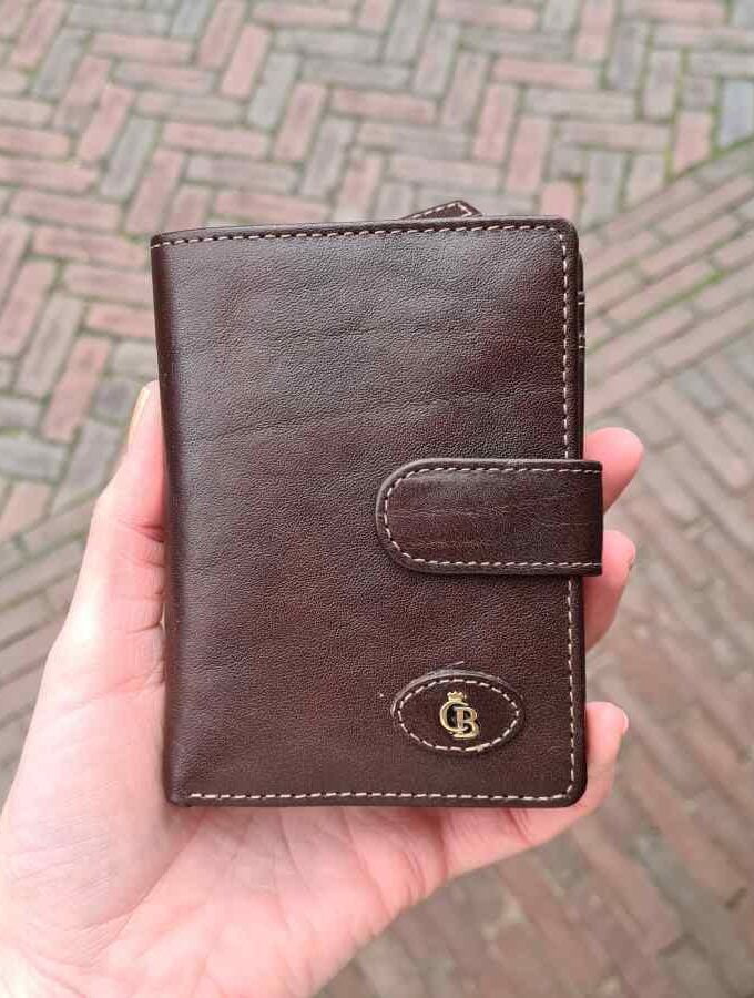 Castelijn en Beerens portemonnee ritsvak 9CC RFID Mokka