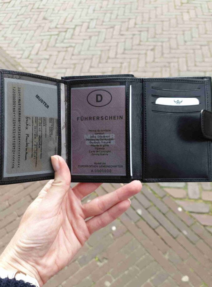 Golden Head portemonnee met drukkers zwart