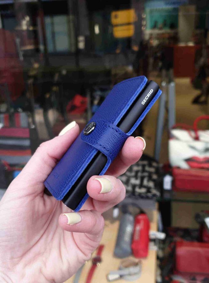 Secrid Miniwallet MC-blue-black blauw