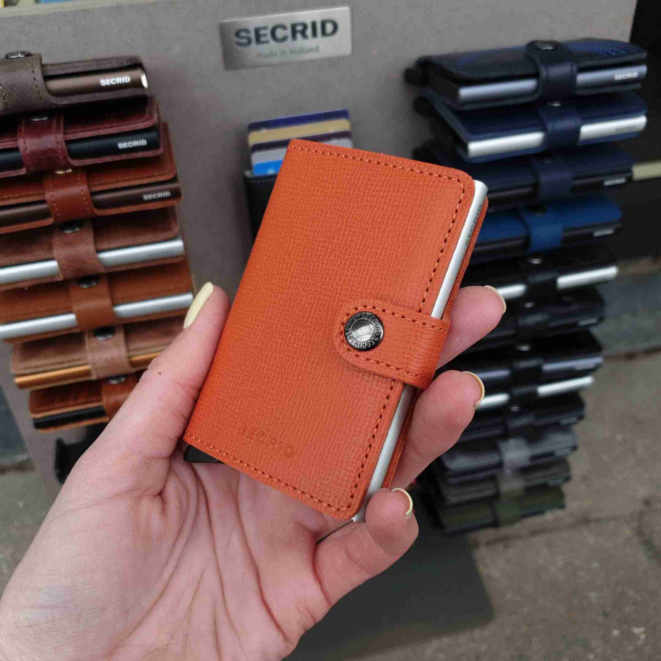 Secrid Miniwallet crisple oranje MC-Orange