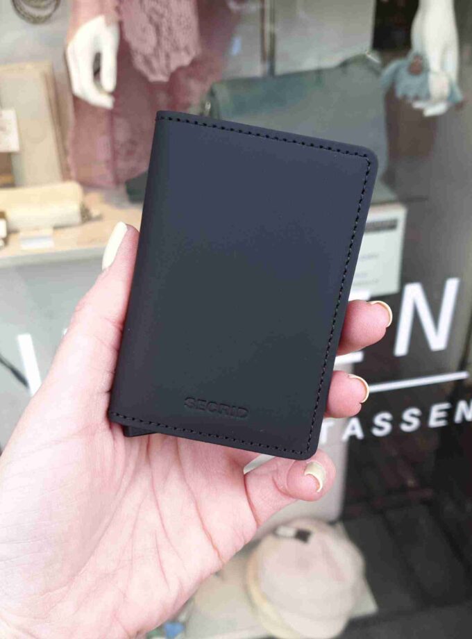 Secrid Slimwallet SM-black Matte zwart