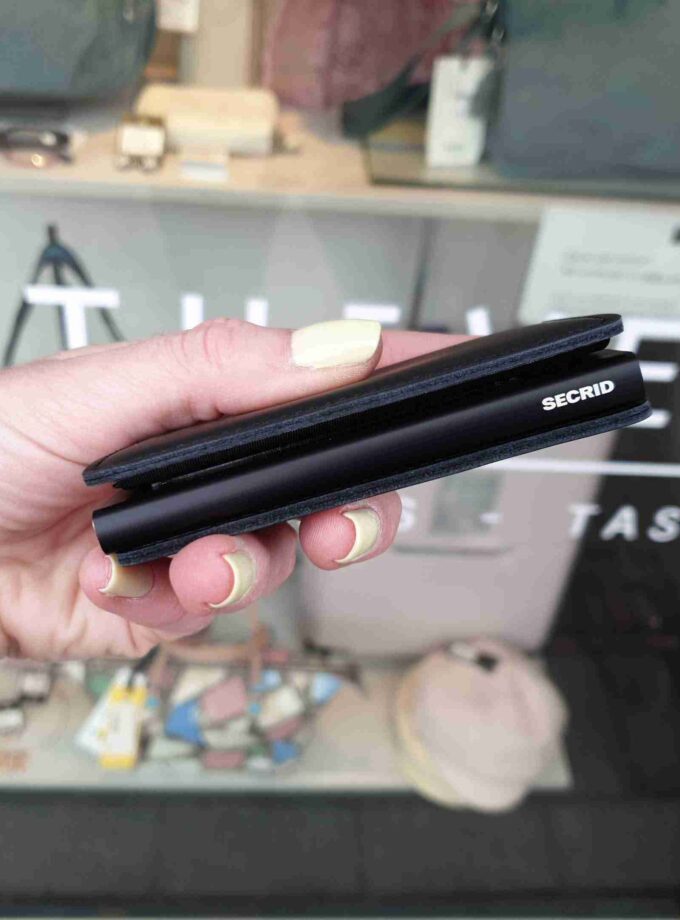 Secrid Slimwallet SM-black Matte zwart