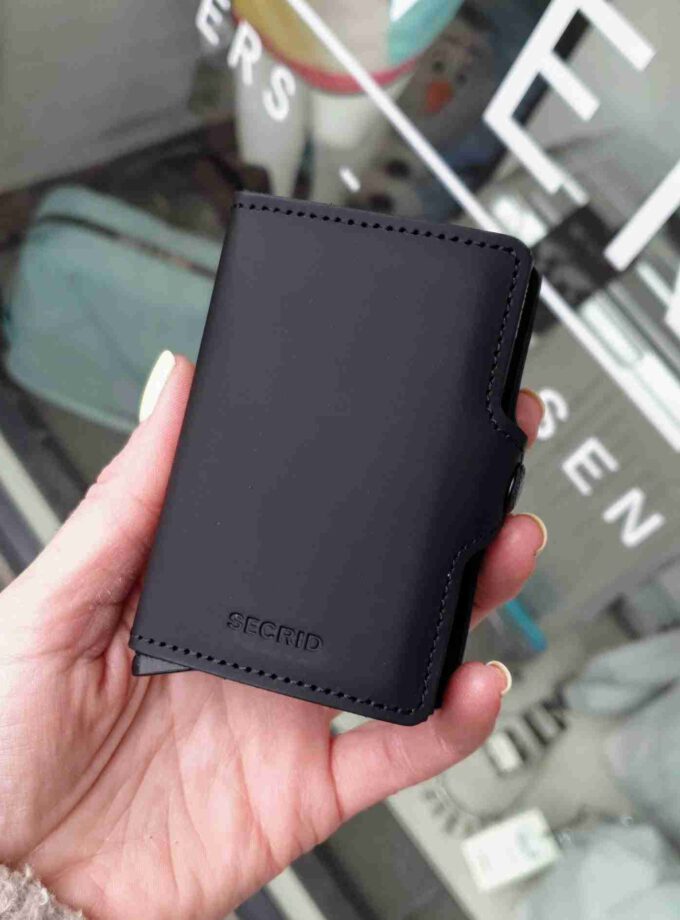 Secrid TwinWallet Matte Black zwarte cardprotectors