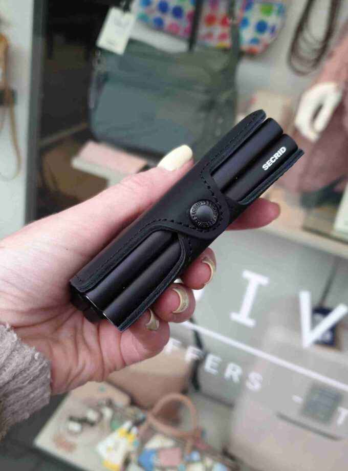Secrid TwinWallet Matte Black zwarte cardprotectors