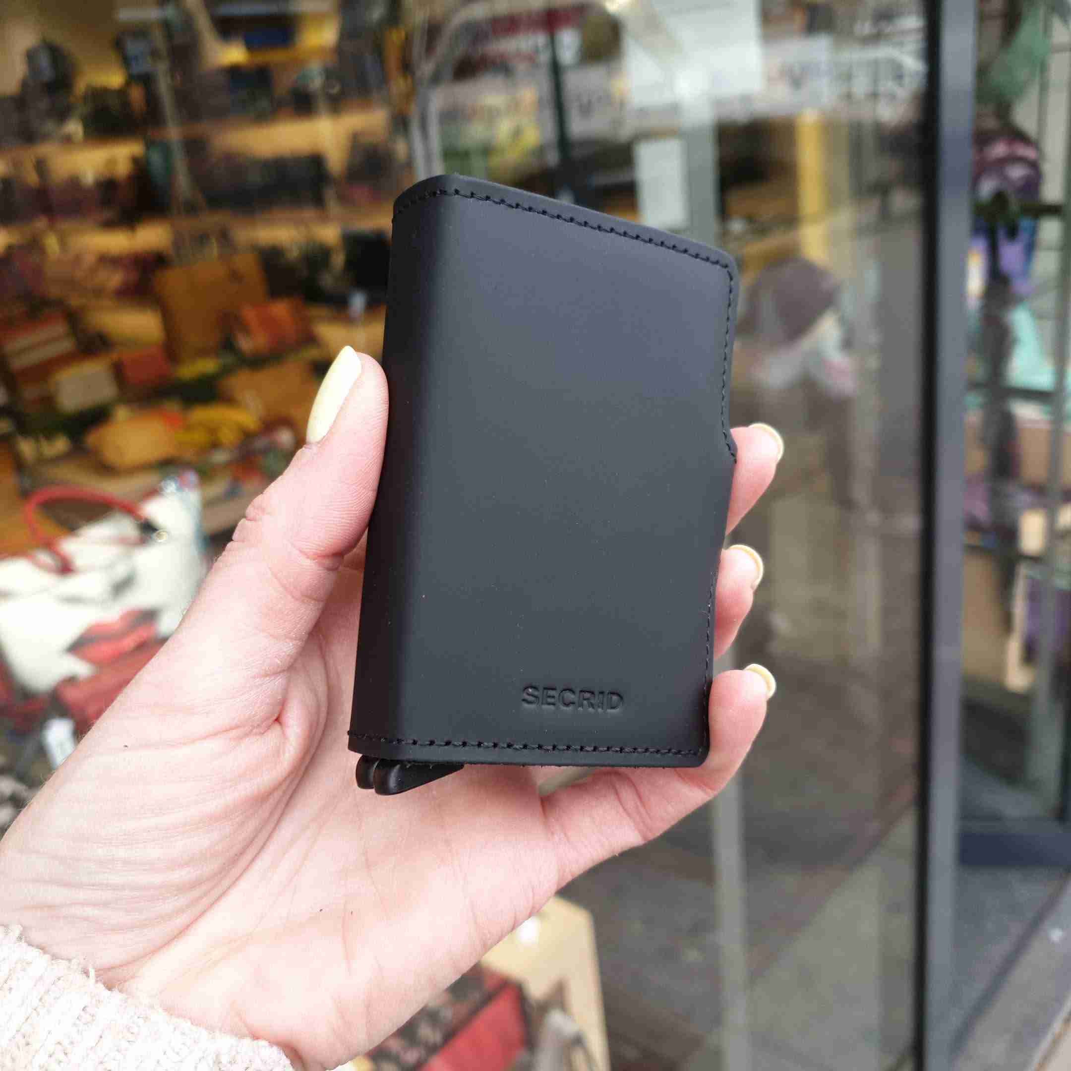 Secrid TwinWallet Matte Black zwarte cardprotectors