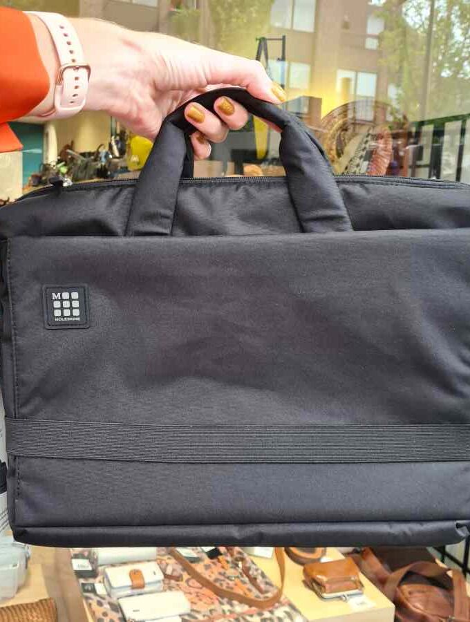 Zwarte Laptoptas 15 inch moleskine