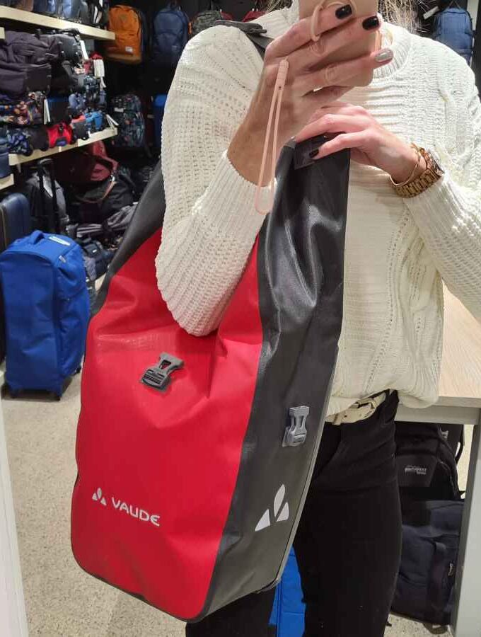 Fietstas Vaude Aqua Back Red Waterproof SINGLE