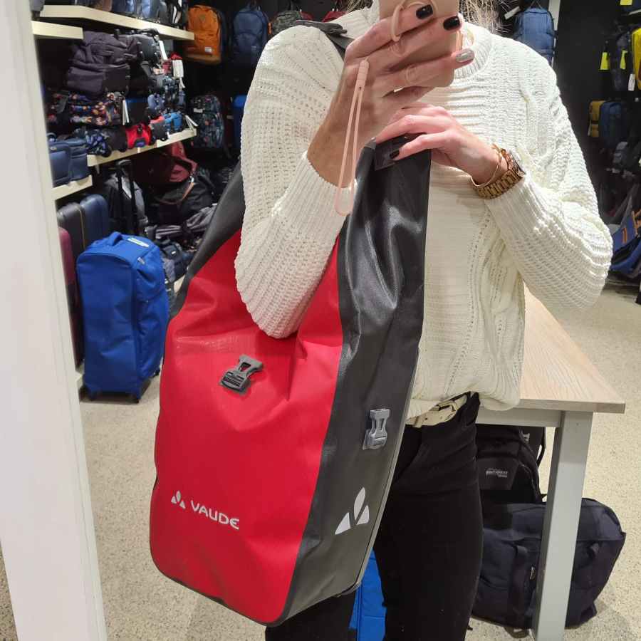 Fietstas Vaude Aqua Back Red Waterproof SINGLE