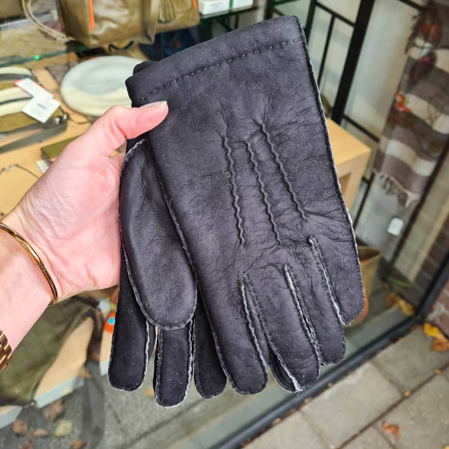 Lammy handschoenen Heren zwart