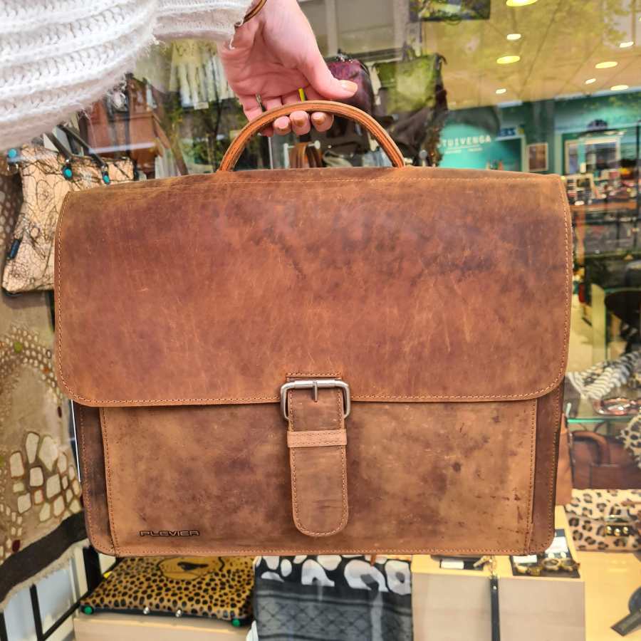 Stoere werktas 3-vaks Plevier NEWTON 15 inch