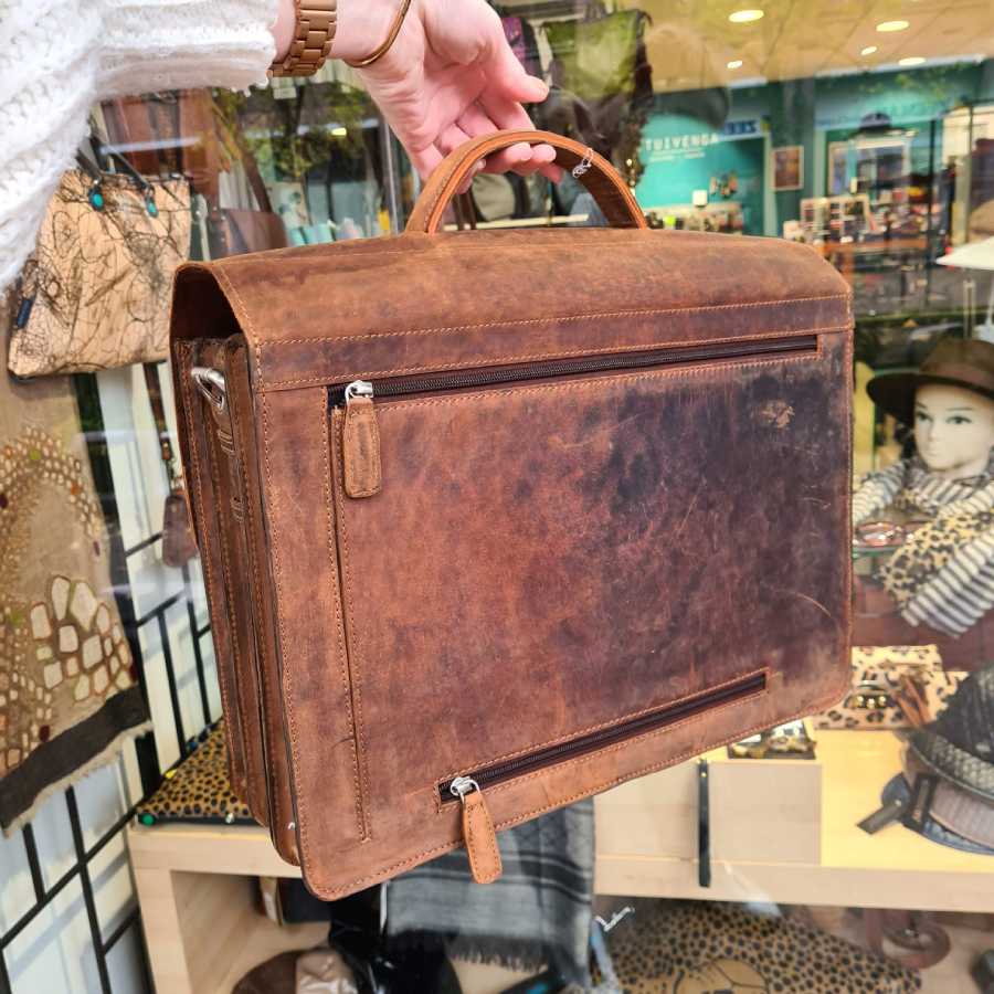 Stoere werktas 3-vaks Plevier NEWTON 15 inch