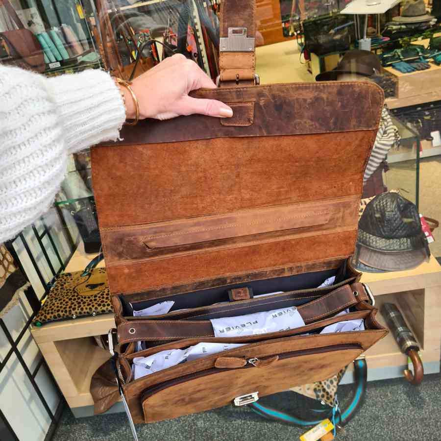 Stoere werktas 3-vaks Plevier NEWTON 15 inch