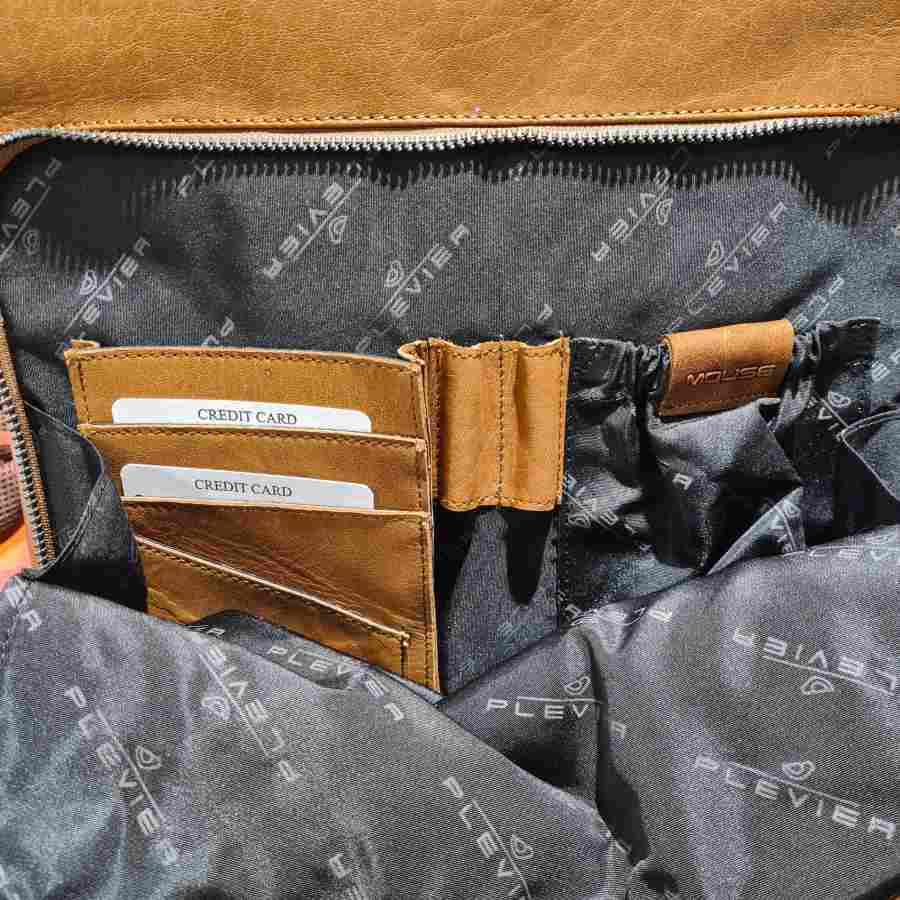 Werk rugzak Plevier cognac voor 15,6 inch