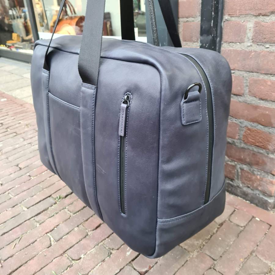 Leohard Heyden weekendtas blauw