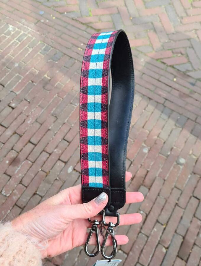 Gabs schouderband blauw en rood