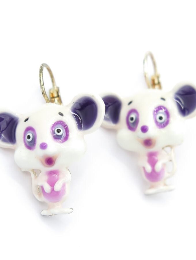Oorbellen hangers muisjes