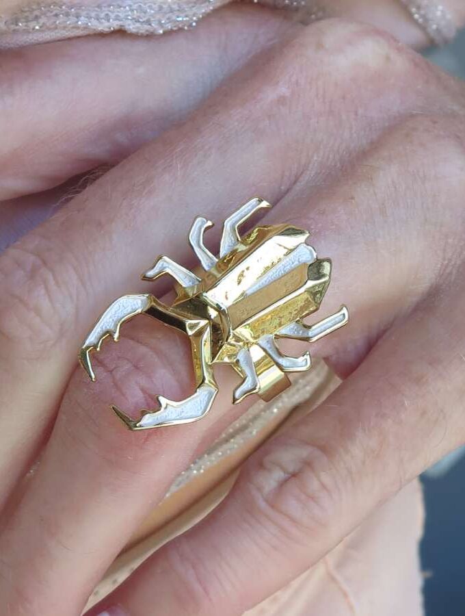 Ring goudkleur insect
