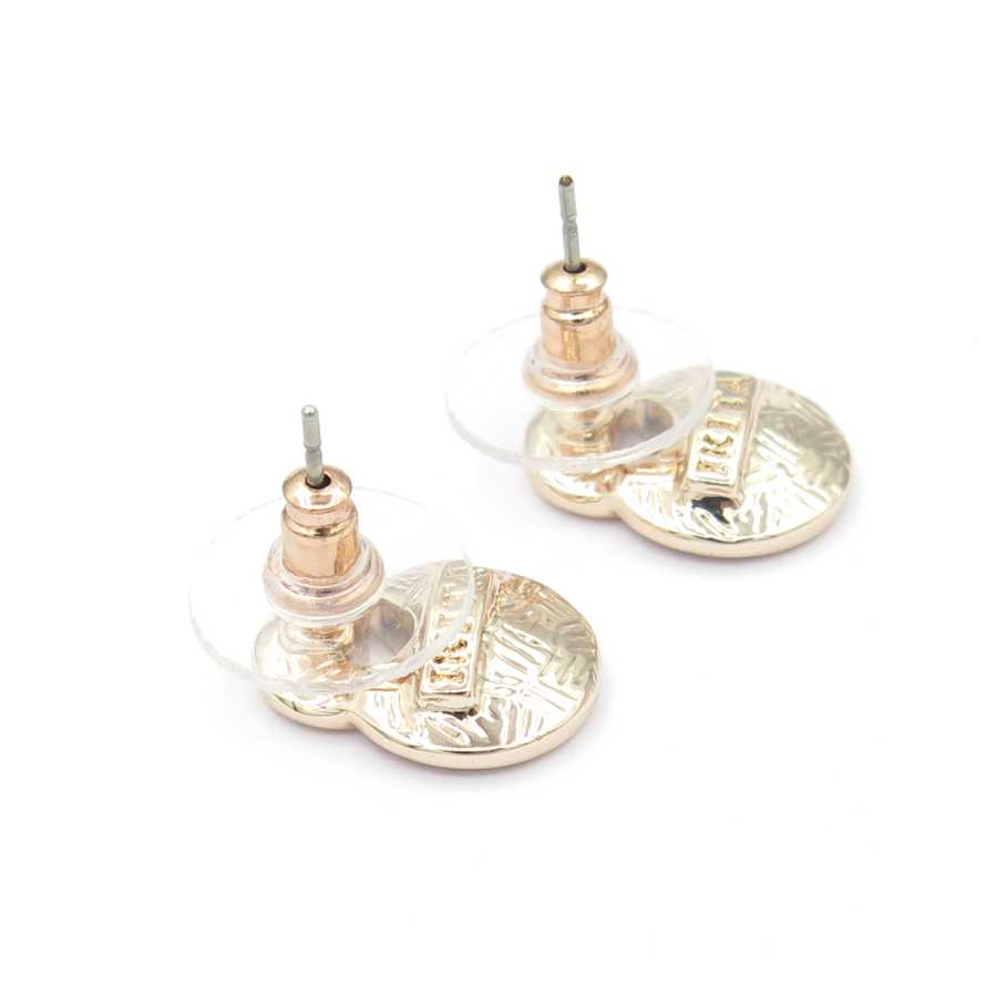 Oorbellen roze en paars cirkels