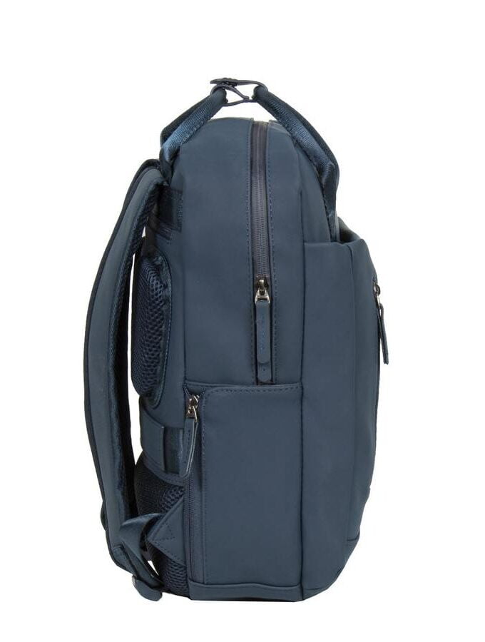 Rugtas Harper blauw waterproof met laptopvak