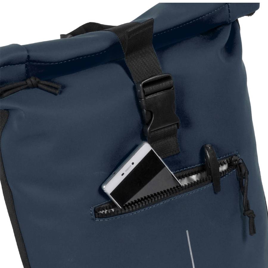 Rugzak blauw rol top voor 15,6 inch laptop
