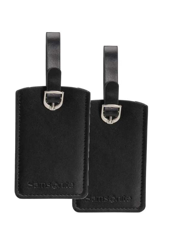 Samsonite Global TA Rectangle Luggage Tag x2 Black