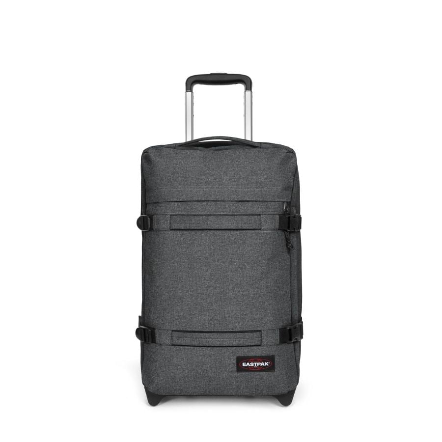 Eastpak Transit'R S Black Denim handbagage soft wheels