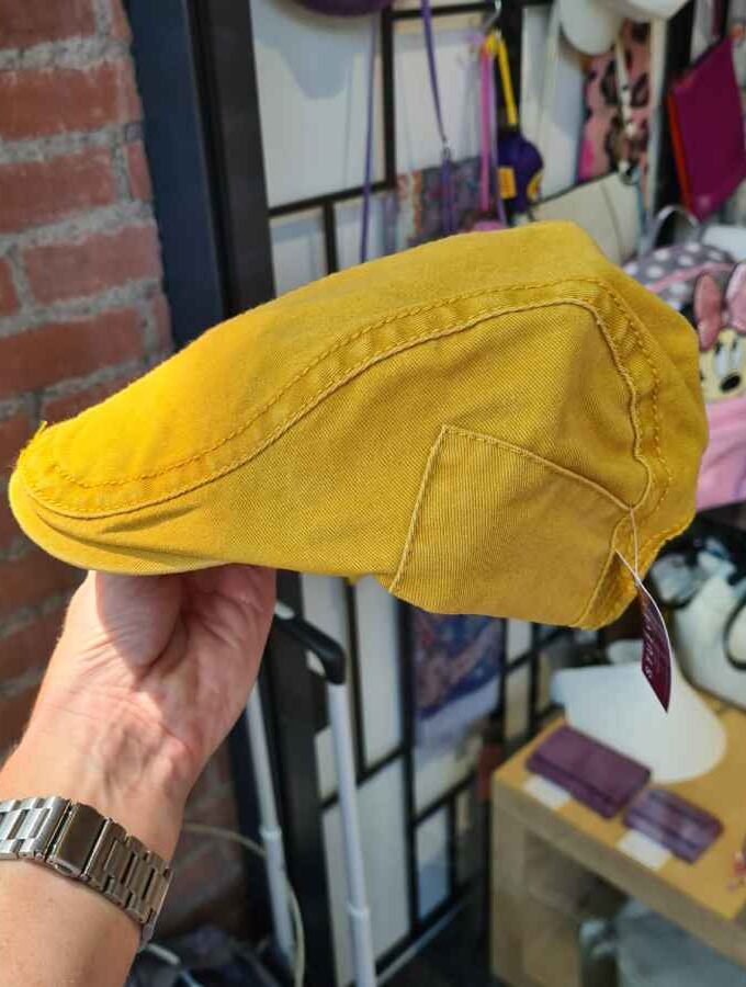Denim pet heren verstelbaar van katoen in geel