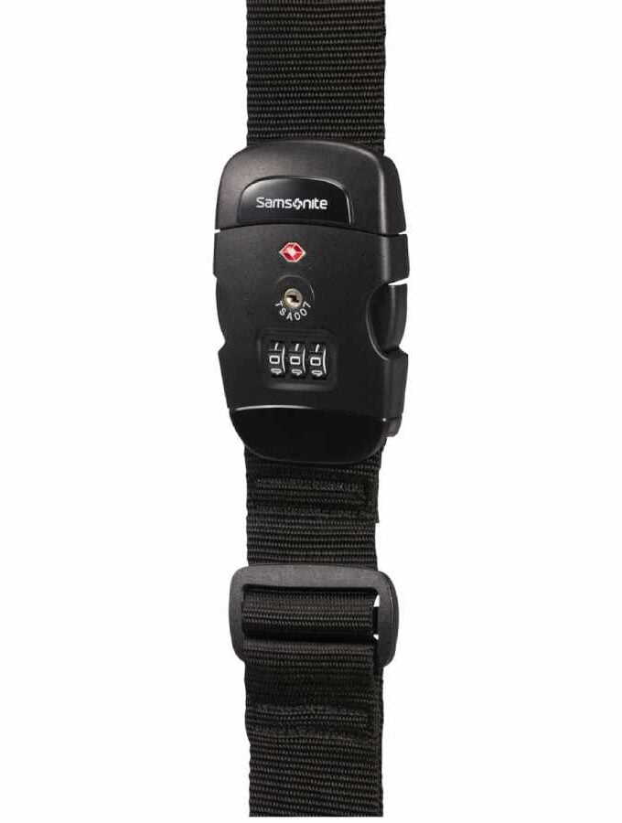 Samsonite Global Luggage Strap TSA cijferslot Black