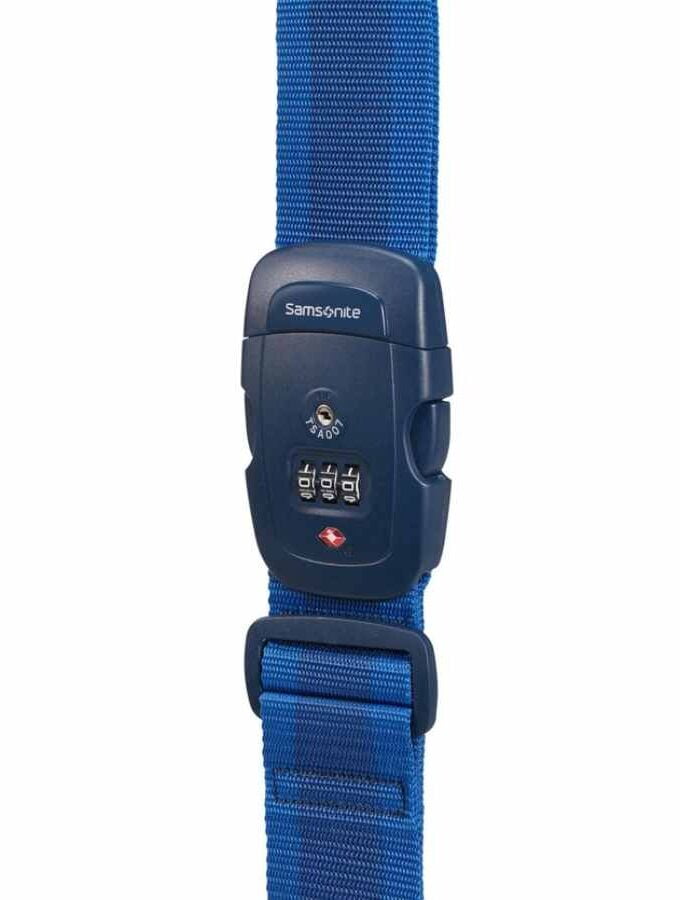 Samsonite Global Luggage Strap TSA cijferslot Blue