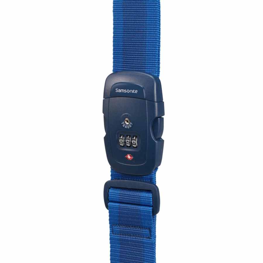 Samsonite Global Luggage Strap TSA cijferslot Blue