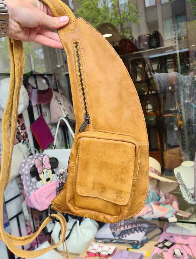 Beardesign crossbody sling bag Yellow