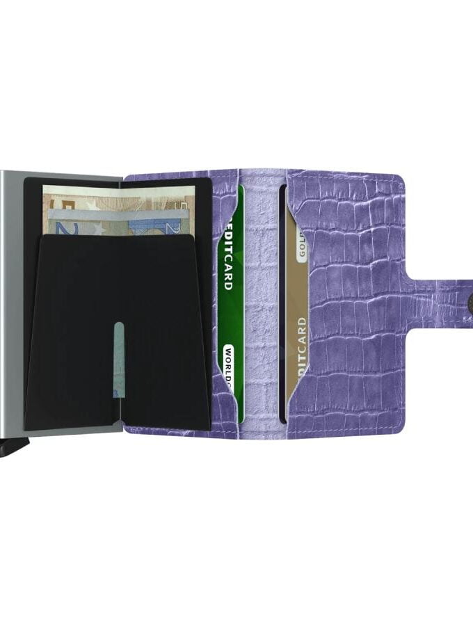 Secrid Miniwallet Cleo lavender croco