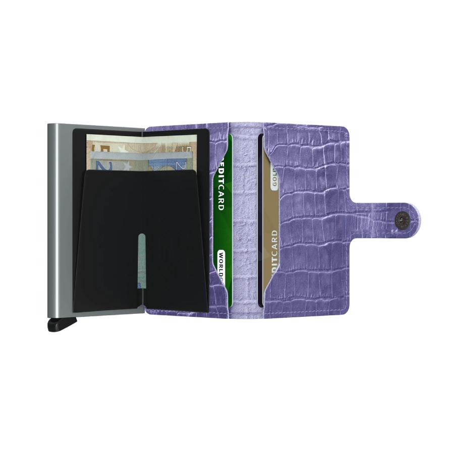 Secrid Miniwallet Cleo lavender croco