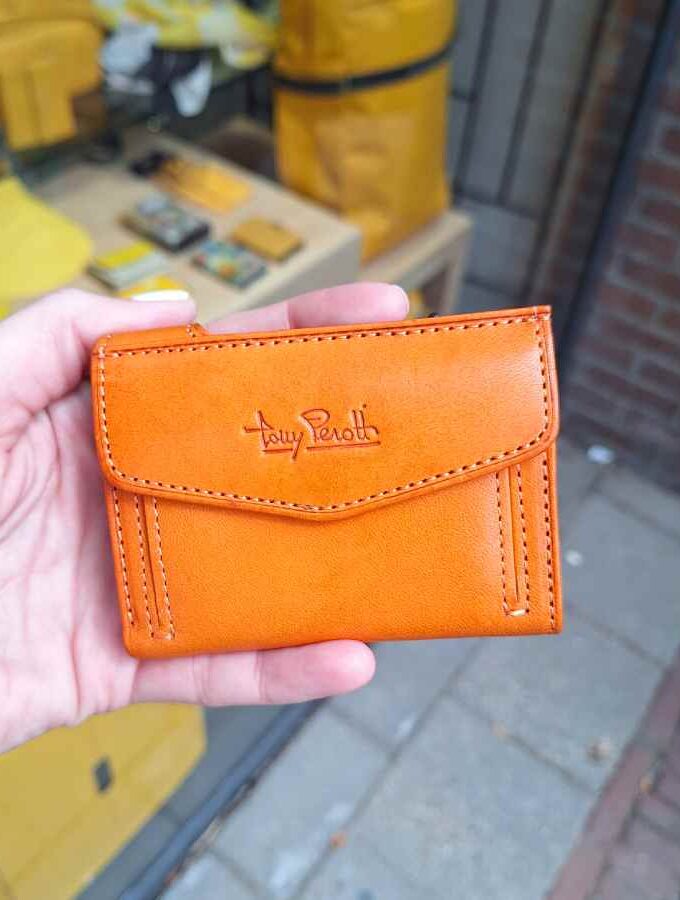 Oranje portemonnee Tony Perotti Cardholder RFID