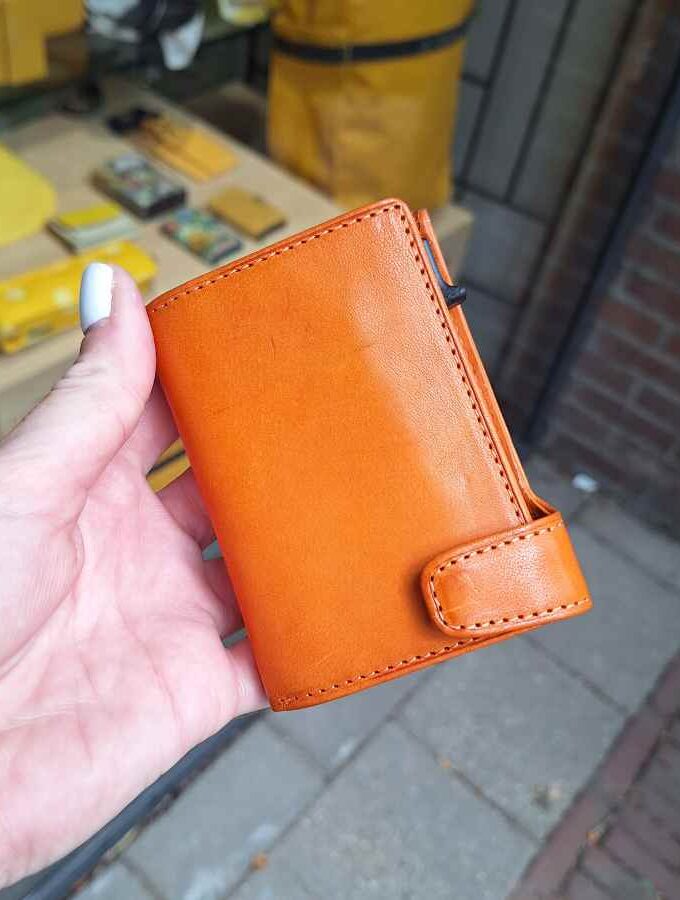 Oranje portemonnee Tony Perotti Cardholder RFID