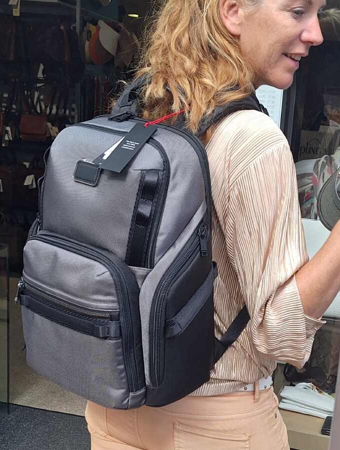 Tumi Alpha Bravo Sheppard Search Backpack Charcoal